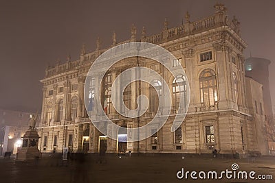 Palazzo Madama e Casaforte degli Acaja Stock Photo