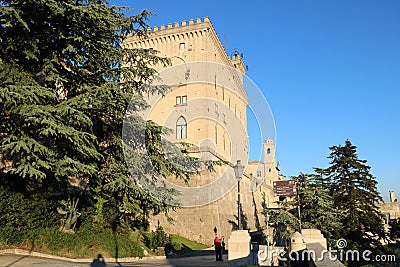 Palazzo Pubblico in San Marino Editorial Stock Photo