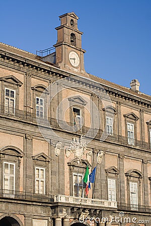 Palazzo Reale, Naples Stock Photo