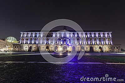 Palazzo reale, piazza plebiscito , naples Editorial Stock Photo