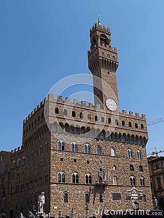 Palazzo vecchio a Firenze Stock Photo