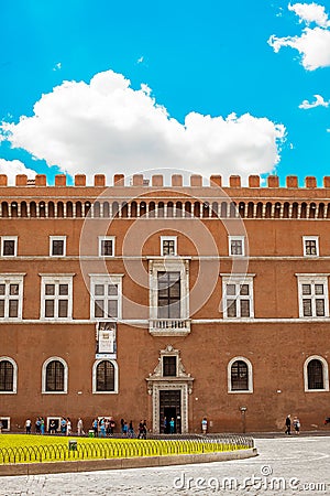 Palazzo Venezia Editorial Stock Photo