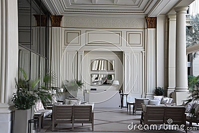 Palazzo Versace in Dubai, UAE Stock Photo