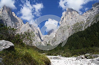 Pale di San Martino Stock Photo