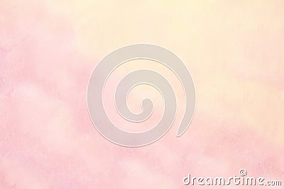 Pale light purple pink rose peach yellow vanilla white abstract watercolor. Art background. Color gradient. Pastel. Stock Photo