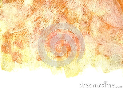 Pale orange watercolor background Stock Photo