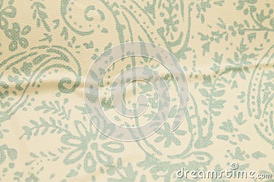 Pale Paisley Wrinkled Textured Background Stock Photo