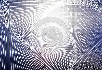 Pale pink blue glowing spiral background Vector Illustration