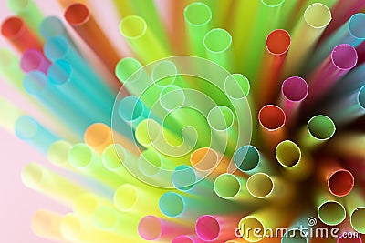 Pale straws Stock Photo