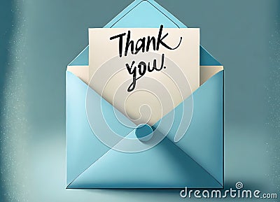 Thank You card Stock Photo