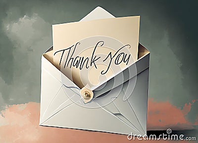 Thank You card Stock Photo