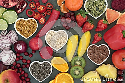 Paleo Diet Health Food Stock Photo