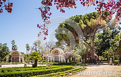 Palermo Botanical Gardens Orto Botanico, Palermo, Sicily Stock Photo