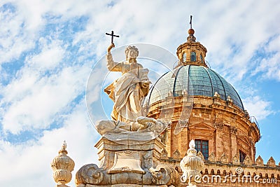 Palermo Cathedral Stock Photo