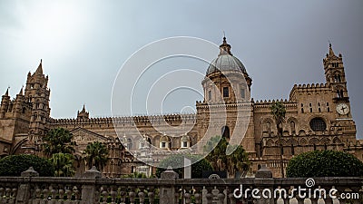 Palermo Cathedral, a UNESCO world heritage site in Sicily, Italy Stock Photo