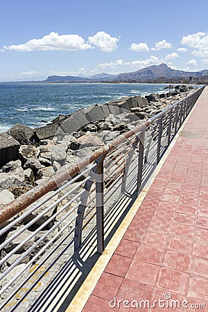 Palermo coastline Stock Photo