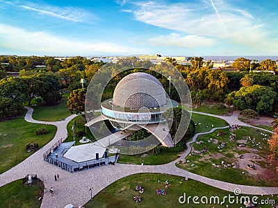 Palermo forests and the public planetarium of Buenos Aires Argentina Stock Photo
