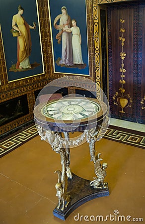 Palermo palazzina cinese interior furnishings Editorial Stock Photo