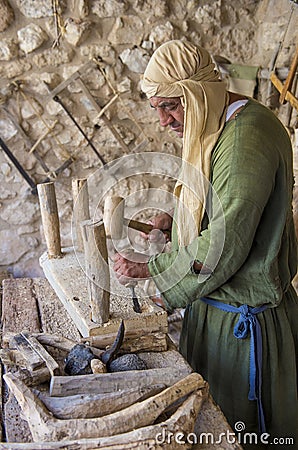 Palestinian carpenter Editorial Stock Photo