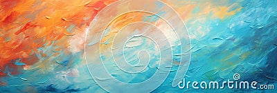 palette knife textured painting abstract background art Detailed texture of brush strokes Abstract Colorful artwork oi dabs paint Stock Photo