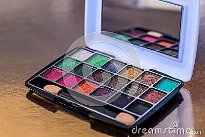 Palette shadow for make up Stock Photo