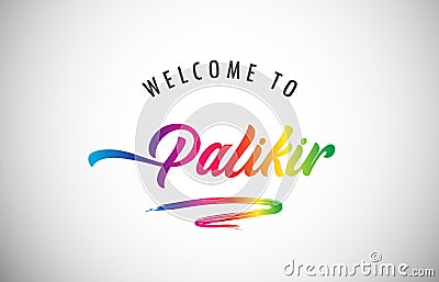 Welcome to Palikir poster Vector Illustration