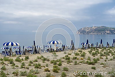 The coast at Palinuro, Southern Italy Stock Photo