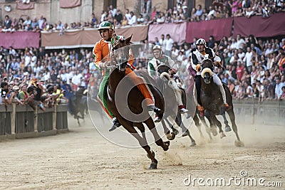 Palio di Siena Editorial Stock Photo