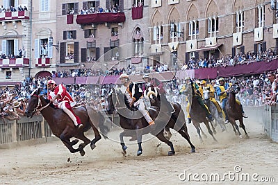 The Palio of Siena Editorial Stock Photo