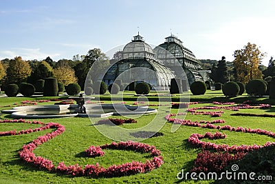 Palm House Palace Schonbrunn Editorial Stock Photo