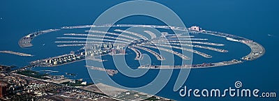 Palm island - Dubai Stock Photo