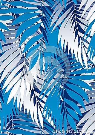 Palm leaves Vector Illustration