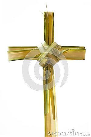 Palm Sunday's cross Stock Photo