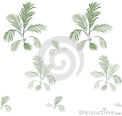 Palm tree pattern-01 Vector Illustration