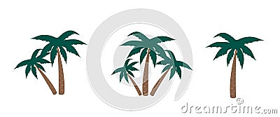 Palm trees Vector Illustration