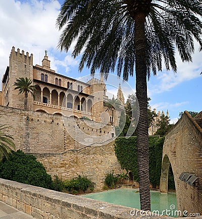 Palma de Mallorca, Almudaina Palace Stock Photo