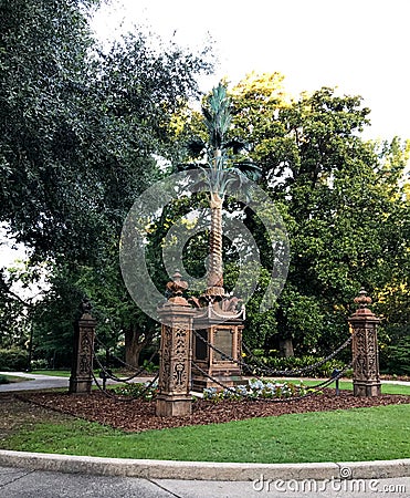 The Palmetto Regiment Monument at the South Carolina State House Editorial Stock Photo