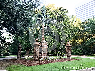 The Palmetto Regiment Monument at the South Carolina State House Editorial Stock Photo