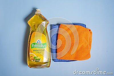 Palmolive dishwashing liquid Editorial Stock Photo