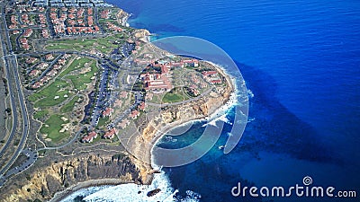 Palos Verdes Cliffs Stock Photo