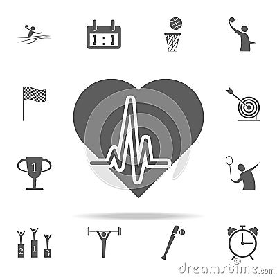 palpitation icon. Sport icons universal set for web and mobile Stock Photo