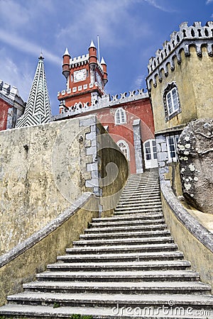 PalÃ¡cio Nacional da Pena Stock Photo