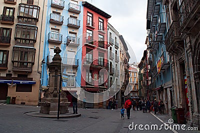 Pamplona, Navarre, Basque Country, Spain, Europe Editorial Stock Photo