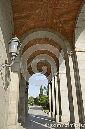 Archway of University building Editorial Stock Photo