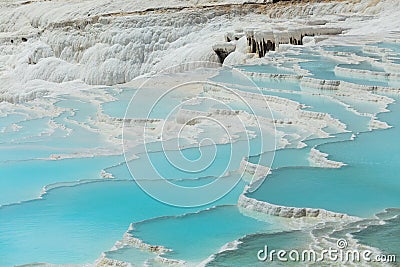 Pamukkale exotic pearl of Turkey Stock Photo