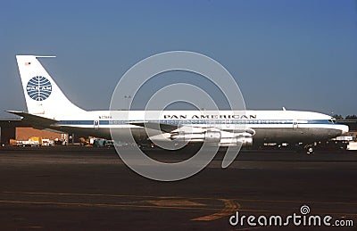 Pan Am Boeing B-707-139 CN17903 LN108 Editorial Stock Photo