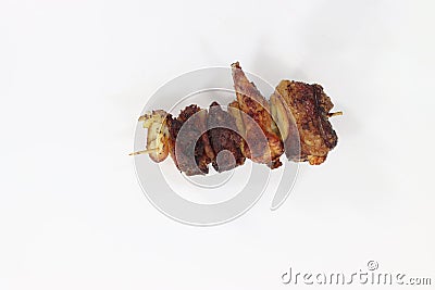 Pan of grilled meat rotisserie pan of grilled meat rotisserie Stock Photo