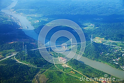 Panama Canal Stock Photo