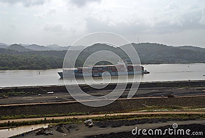 Panama canal extension VII Editorial Stock Photo