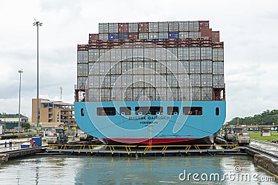 Panama Canal Locks, Travel, Miraflores Editorial Stock Photo